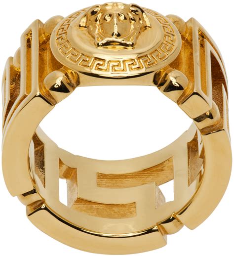 versace ring womens|versace gold ring.